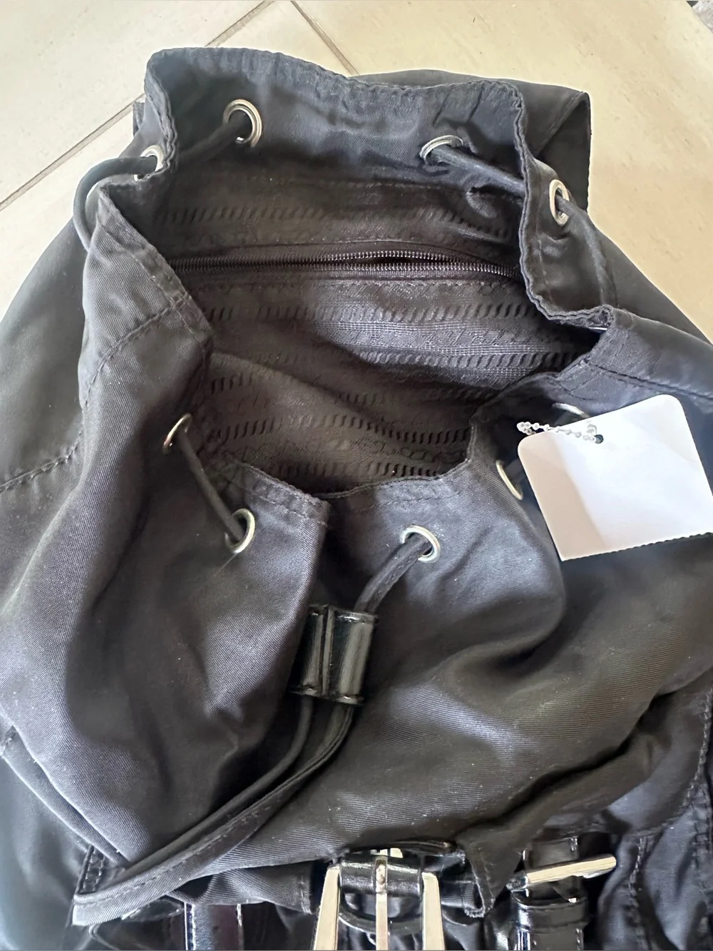 Prada Black Nylon Backpack